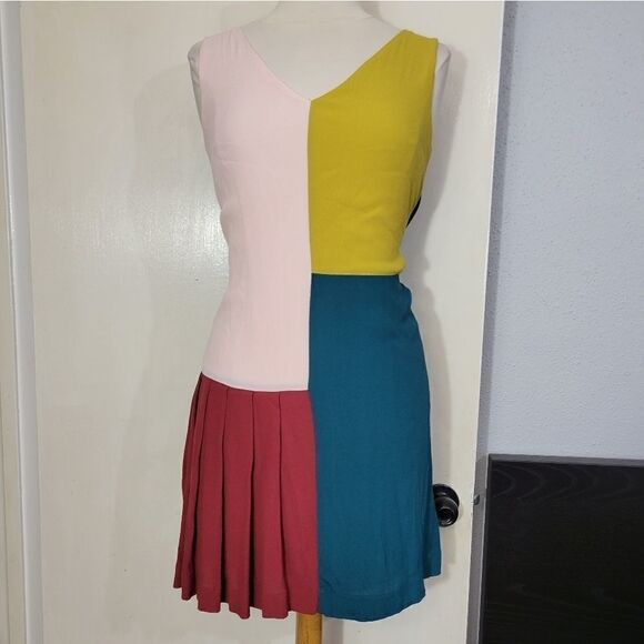 AnthropologieāHDāinĀ Parisācolorāblockādress Sz 2 - Picture 2 of 10